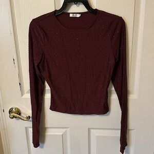 SLA The Label Plum Saffi Top Legging Set Size S